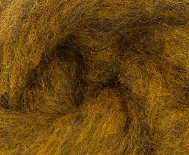 Needle Felting Carded Corriedale Wool - Earth Needle Felting Carded Corriedale Wool - Earth