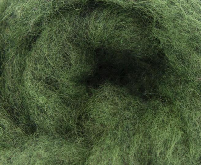 Needle Felting Carded Corriedale Wool - Leaf Needle Felting Carded Corriedale Wool - Leaf