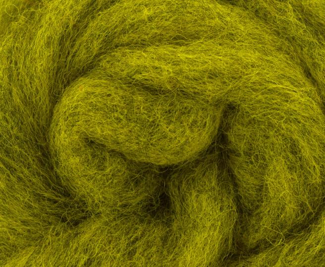 Needle Felting Carded Corriedale Wool - Spring Needle Felting Carded Corriedale Wool - Spring